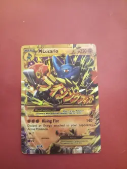 M Lucario EX (Secret) 113/111 XY - Furious Fists Holo pokemon card. - Image 1