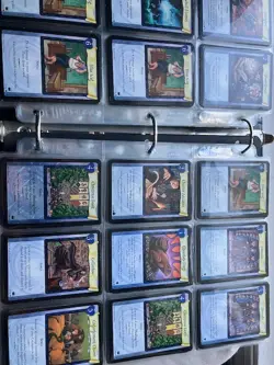 Lightly used binder of Harry Potter Trading Card Game cards - Image 2