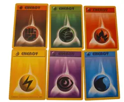 Pokemon 1st Edition (1999) Base Set 6 Energy Card Lot ~ VTG - Image 3
