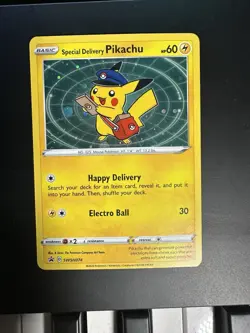 Special Delivery Pikachu SWSH074 SWSH: Sword & Shield Promo Cards Holo - Image 2