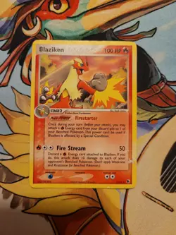 Blaziken 3/109 Non Holo Rare 2004 EX Ruby & Sapphire Pokemon Card - HP - Image 1