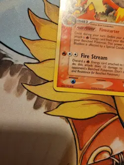 Blaziken 3/109 Non Holo Rare 2004 EX Ruby & Sapphire Pokemon Card - HP - Image 3