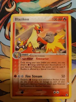 Blaziken 3/109 Non Holo Rare 2004 EX Ruby & Sapphire Pokemon Card - HP - Image 4