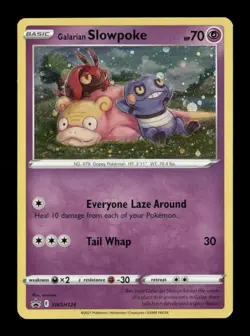 Galarian Slowpoke cosmos Holo Promo SWSH: Sword & Shield Promo Cards SWSH126 NM - Image 1
