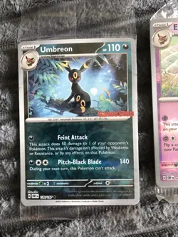 Umbreon & Espeon Pokemon Obsidian Flames GameStop Exclusive Sealed Cards - Image 5