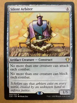 MTG 1x Silent Arbiter # 250 Commander 2020 Modern Magic the Gathering Card x1 NM - Image 1