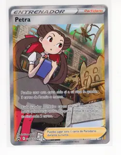 ~ESP~ SPANISH Petra / Roxanne GG66 Crown Zenith Pokemon Card (C1) - Image 1