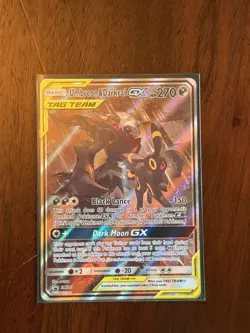 Pokemon TCG Umbreon & Darkrai GX SM241 Holo Card NM Condition - Image 2
