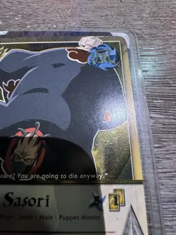 Naruto TCG CCG Sasori 481 1st Edition Card Super Rare English LP Holo Foil - Image 4