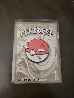 Pokederp DABIGFISH 20/25 - Gyarados Pokemon Derpy Fan Art Card - Image 2
