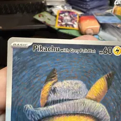 Pikachu with Grey Felt Hat 085 Sv: Scarlet & Violet Promo Cards Regular - Image 3