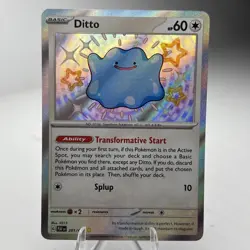 Ditto 201/091 - Paldean Fates Baby Shiny Holo Rare - Pokemon TCG Card [NM] - Image 1