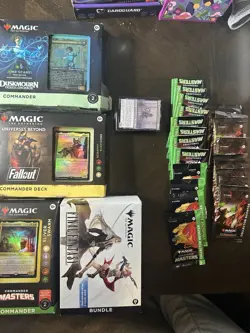 🔥🔥🔥Magic The Gathering Tcg Mega Lot- Rare Commander Deck Included - Image 1