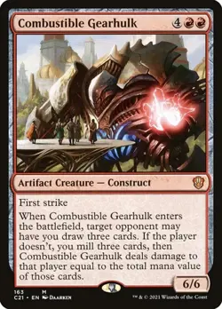 Combustible Gearhulk Commander 2021 NM MTG - Image 1