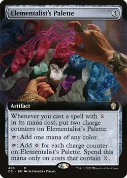 Elementalist's Palette - Extended Art C21 NM MTG - Image 1