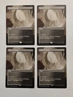 4x Caves Of Koilos - Showcase - Dominaria United - Near Mint - MTG - Image 1
