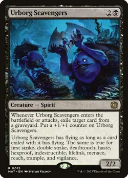 URBORG SCAVENGERS mtg NM-M March of The Machine Aftermath Rare - Image 1
