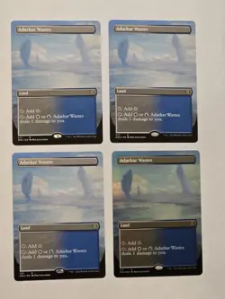4 Adarkar Wastes (1 Foil) - Showcase - Dominaria United - Near Mint - MTG - Image 1