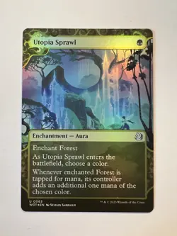 Utopia Sprawl - FOIL SHOWCASE - MTG Wilds of Eldraine: Enchanting Tales - NM - Image 1