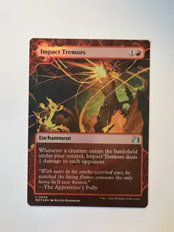 Impact Tremors - FOIL SHOWCASE - MTG Wilds of Eldraine: Enchanting Tales - NM - Image 1