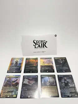 MTG Secret Lair: Sheldon's Spellbook - Rainbow Foil - Opened + Promo - Image 1
