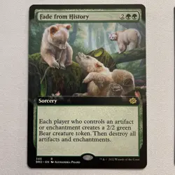 1 x Fade from History - Extended Art - NM - The Brothers' War - MTG - Image 1