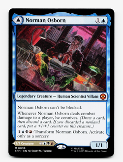 Norman Osborn [Marvel's Spider-Man] MTG Magic NM/M 💧 *In Hand/Ships Now* - Image 1