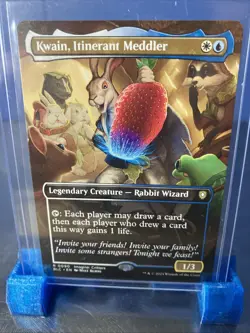 Kwain, Itinerant Meddler (Borderless) Commander: Bloomburrow Regular - Image 1