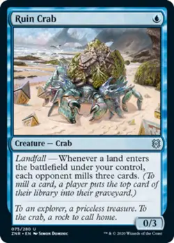 4x MTG Ruin Crab, NM-Mint, English Zendikar Rising - Image 1