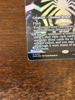 Opposition Agent - Foil - Borderless M MTG Spiderman Marvel Universe English - Image 3