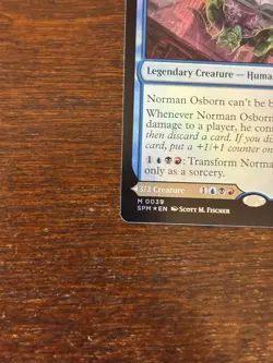 MTG Norman Osborn/Green Goblin(Foil) 0039 Marvel's Spider-man - Image 3
