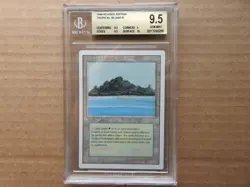 Tropical Island BGS 9.5 GEM MINT [Revised Edition] Mtg Magic Free Tracking! - Image 1