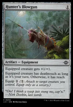 MTG LCI Hunter's Blowgun #255 - Image 1