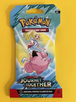 Pokemon SSP Scarlet & Violet Journey Together Sleeved Booster Pack 10 Card Pack - Image 1