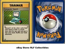 1999 Pokemon, Base Set, #71/102 Computer Search, Rare - Image 1