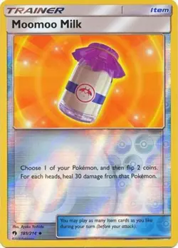 4x Lightly Played Moomoo Milk - 185/214 - Uncommon - Reverse Holo Pokemon Lost T - Image 1