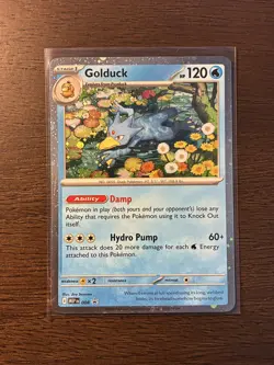Pokemon TCG Golduck Black Star Promo 008 Mega Evolution - Near Mint - Image 1
