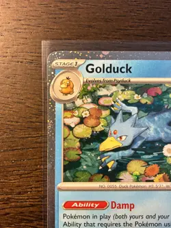 Pokemon TCG Golduck Black Star Promo 008 Mega Evolution - Near Mint - Image 2