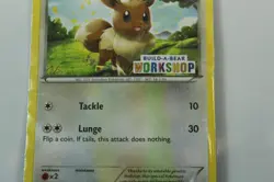 Vintage 2015 Pokemon Card Basic Eevee Build A Bear Workshop Logo #63/98 Sealed - Image 3