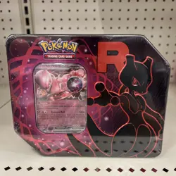 Pokemon Team Rocket MewTwo Tin New Sealed Destined Rivals - NEW / SEALED - Image 1