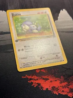 Pokemon TCG Team Rocket #53/82 Dratini 1st Edition LP - Image 4