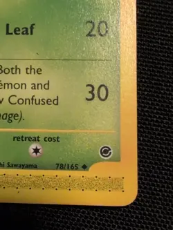 Gloom - 078/165 - Expedition Base Set - Regular - Lightly Played - Pokemon TCG - Image 4