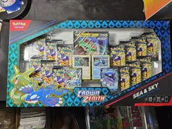 Pokemon TCG Crown Zenith Sea & Sky Premium Collection Box - Factory Sealed - Image 1