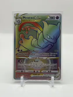 2022 Pokemon Mewtwo VSTAR (Secret) 079/078 Pokemon GO Holo - Image 1