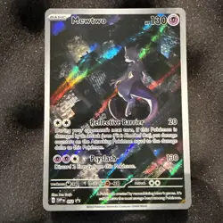 Pokemon TCG Mewtwo 052 Black Star Promo Sv: Scarlet & Violet Holo Rare - NM - Image 1