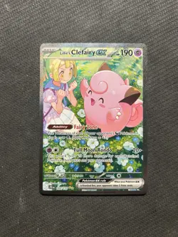 Pokemon TCG Lillie's Clefairy ex 184/159! NM Condition! See Description! - Image 1