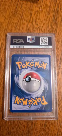 POKEMON - 2003 EX DRAGON #89 89/97 - AMPHAROS EX - HOLO PSA 7 Swirl NM Near Mint - Image 2