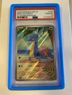 Pokemon TCG Misty's Lapras Destined Rivals 194/182 Mint Condition PSA 10 💦 - Image 1