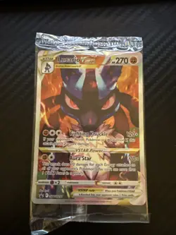 SEALED Pokemon Lucario VSTAR SWSH291 Crown Zenith Holo Black Star Promo NM - Image 1