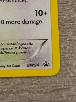 2013 POKEMON BLACK STAR PROMO Eevee [basic] #BW94 HOLO FOIL - Image 3